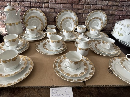 Gold kaffeeservice tasse - gold,